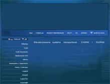Tablet Screenshot of cygnus.pl
